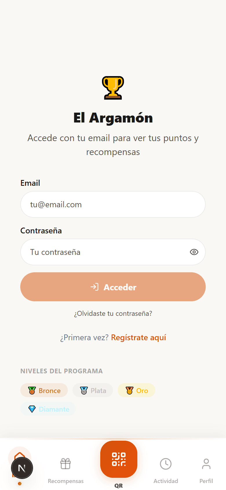 FidelIA PWA — la tarjeta del cliente